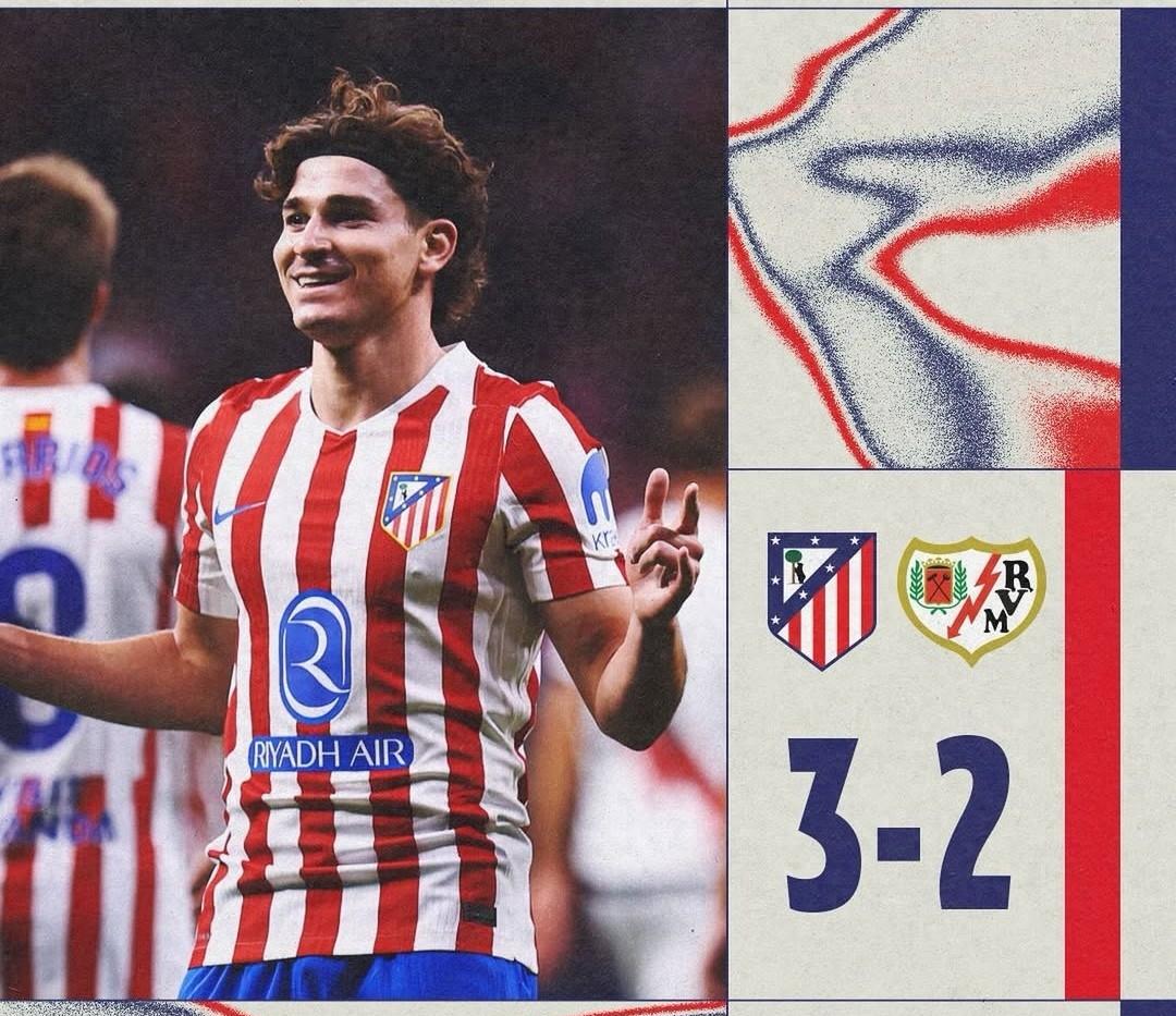 马竞惊险逆转，继续保持不败！